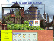 Tablet Screenshot of collonges-la-rouge.fr
